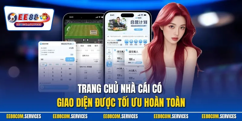 Trang chủ nhà cái có giao diện được tối ưu hoàn toàn